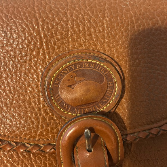 Dooney & Bourke Brown Leather Handbag - Picture 7 of 9